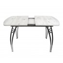 Стол ВВР Раздвижной пластиковый Бискайская сосна/паук 110-150/70